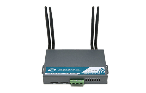 De Dubbele Sim Router Industrial Wifi Router Modem van GPS 3G HSPA+ VPN
